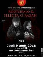 Rootsikalo & Selecta G.Razah en show case No Comment Bar Isoraka