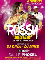 Rossy en live - Dj Dina en clubbing - Salle Le Phoxel