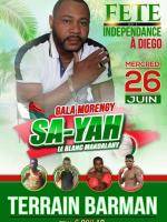 Sa-yah fete de l'indépendance Terrain Barman Diégo Suarez