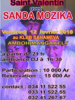 Saint-Valentin avec Sanda Mozika au Klub Sahameva Ambohimangakely