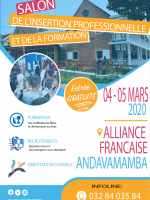 Salon de l'insertion professionnelle et de la formation - AFT - Alliance Française d'Antananarivo‍