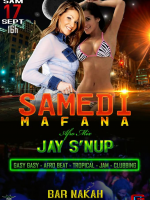 Samedi Mafana - afro mix avec Jay S'Nup‍  au Bar Naka‍