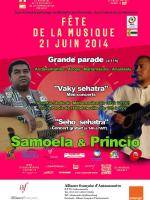 Grande parade : 11h
Vaky sehatra - Mini-concerts
Seho sehatra - concert gratuit