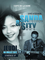 Sanda Ranaivosoa‍ & Sity Rakoto‍ soirée after work - Café de la Gare Soarano‍