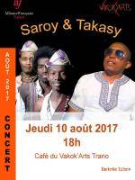 Saroy & Takasy en concert au Vakok'Arts Trano Toliary