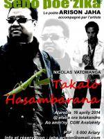 Seho poe'zika avec Arison Jaha et Nicolas Vatomanga au CGM Analakely