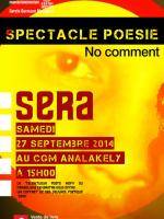 Sera Spectacle Poésie au CGM Analakely