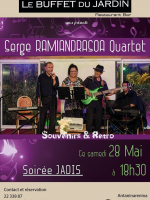 Serge Ramiandrasoa Quartet - souvenirs & Retro - Buffet du Jardin