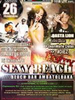 Sexy Beach au Beach Bar Ambatoloaka Nosy Be‍ avec Basta Lion‍, Diez‍ & Jean Marie Dallas‍