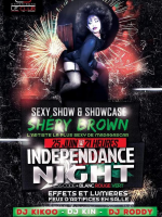 Shéry Brown‍ en show case Independance night - Le Club Antanimena‍
