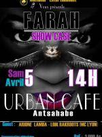Show Case Farah à l'Urban Café Antsahabe