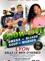 Show live avec Go Boss, Rijade, Souf, Marion et Lehilahy Vazaha à Metz Salle espace Liberté