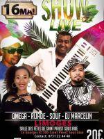 Show live avec Rijade, Omega, Souf et Dj Marcellin à Limoges Salle des fêtes de Saint Priest Sous Aix
