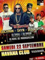 Shyn, Dackman, Jazz Layon en show case Neptune Havana Club