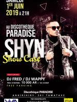 Shyn‍ en show case au Ankirihiry Paradise‍