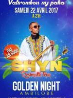 Shyn‍ en show case au Golden Night Ambilobe‍