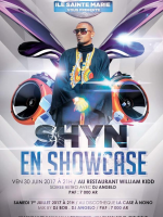 Shyn‍ en showcase - Restaurant William Kidd - Discothèque Case A Nono Sainte-Marie‍