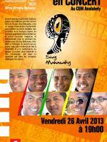 Ils sont rares sur scène et le CGM a le plaisir d'accueillir leur premier concert 2013 le 26 avril.