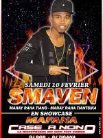 Smaven en show case Discothèque Case A Nono Sainte-Marie