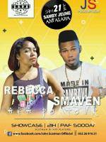 Smaven & Rebecca en show case Discothèque Samby Jeune Antalaha