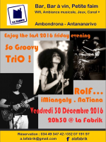 So groovy trio avec Rolf‍, Imiangaly‍ & Natiana - La Fabrik Ambondrona