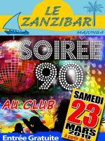 Soirée 90 au club Discothèque Zanzibar