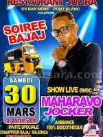 Soirée bajaj Restaurant Julira Mahajanga