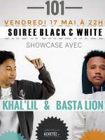 Soirée black and white La suite 101 Antaninarenina Khal'Lil & Basta Lion