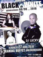 Soirée black & white Skandal Buffet Ankorondrano