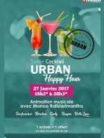 Soirée Cocktail urban happy hour Grand Hôtel Urban Ambatonakanga‍