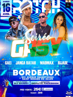 Soirée gast - Gaei‍ Janga Ratah‍ Madmax‍ Rijade‍ - Salle La marinière Bordeaux‍