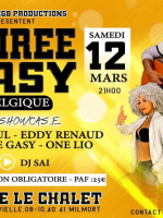 Soirée gasy - Salle Le Chalet Milmort‍ - Yvon Paul‍ Eddy Renaud‍ One Lio‍ Blonde Gasy