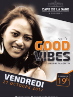 Soirée Good Vibes avec Sandrine Rajaofetra‍ au Café de la Gare Soarano‍