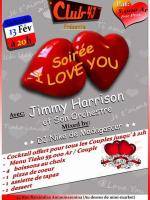 Soirée I Love You au Club 43 avec Jilly Harrison et son orchestre - mixé par Dj Nike