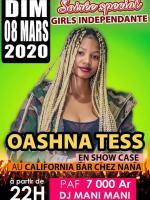 Soiree independante Oashna Tess - California Bar Chez Nana