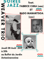 Soirée Jazz - Buffet du Jardin Antaninarenina‍