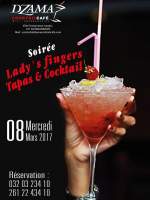 Soirée lady's fingers tapas & cocktail - Dzama Cocktail Café Antananarivo‍