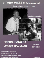 Soirée nostalgie avec Hanitra Rakoto & Omega Rabeson au  Fara West Faravohitra‍