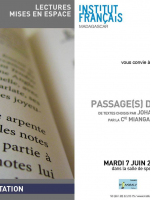 Soirée Passage(s) de lecture de textes choisis par Johary Ravaloson par la compagnie Miangaly Théâtre - IFM Analakely