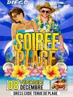 Soirée plage Taxi Be Diégo