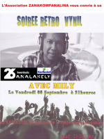 Soirée retro vynil avec Mily Karibotel Twenty Six 26‍