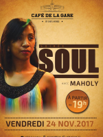 Soirée Soul avec Maholy - Café de la Gare Soarano‍
