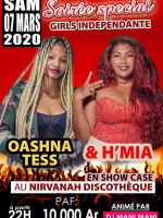 Soirée spéciale Girls independante H'Mia‍ Oashna Tess - Nirvana Sambirano‍