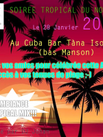 Soirée tropicale du nouvel an au Cuba Bar Tana - Isoraka‍