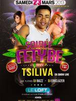 Soirée Fety be avec Tsiliva en Show live à partir de 22h30
---
Gratuit pour les filles avant min