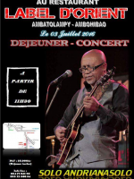 Solo Andrianasolo - Restaurant Label d'Orient Ambatolampy