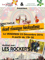 Spectacle de chant classique hindousianie - Terrasse du voyageur Antsiranana‍ animé par les Rockers
