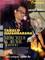 Spectacle Poétique avec Arison Jaha Takalo Hasambarana au CGM