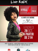 Stella Afro‍ en concert Hotel de l'Avenue (HDA) Analamanga Madagasikara‍
