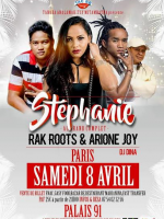 Stéphanie‍ avec Rak Roots‍ & Arione Joy‍ au Le Plan Ris Orangis‍